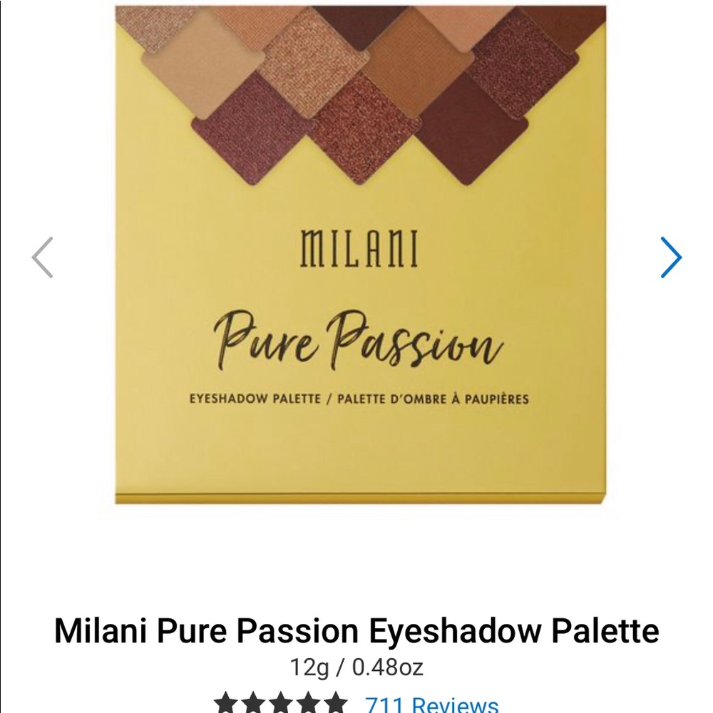 Milani pure passion palette.